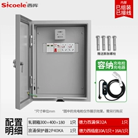 Защита от утечки 32А + перенапряжение + пять отверстий 10А + 16А