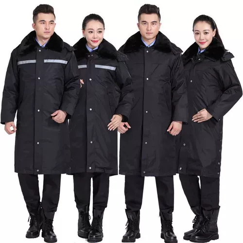 Зимняя куртка, комплект, пуховик для работы подходит для мужчин и женщин, униформа, увеличенная толщина