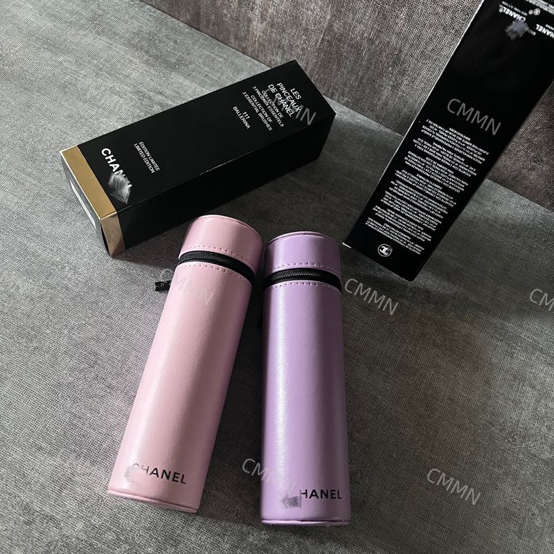 Dopamine Popular Pink and Purple Two-Tone Special Makeup Brush Set for Loose Powder and Foundation, Dual-Ended Eyeshadow Brush with Portable Storage Case