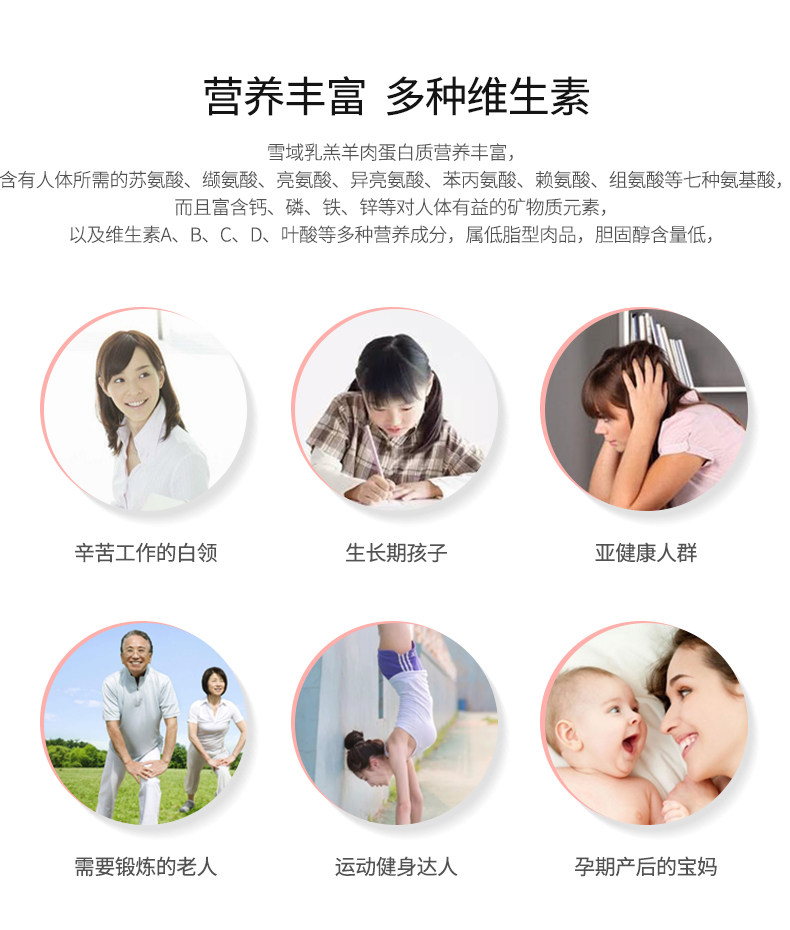 西牛优选  雪域乳羔羊羊肉套餐  1100g 图6