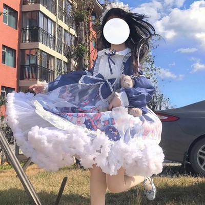 taobao agent Genuine small princess costume, demi-season cute dress, Lolita style, Lolita OP