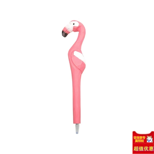 Творческая сказочная ручка с творческой сказочной ручкой 0,5 Черная нейтральная ручка Симпатичная милая резная ручная ручная деревянная ручка ежедневно поставки студент -индивидуальность гираф