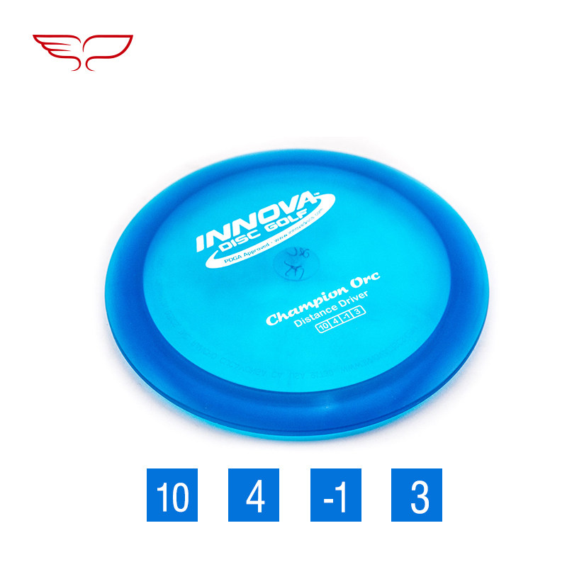 Winged Frisbee × Innova Orc Throw Long Disk