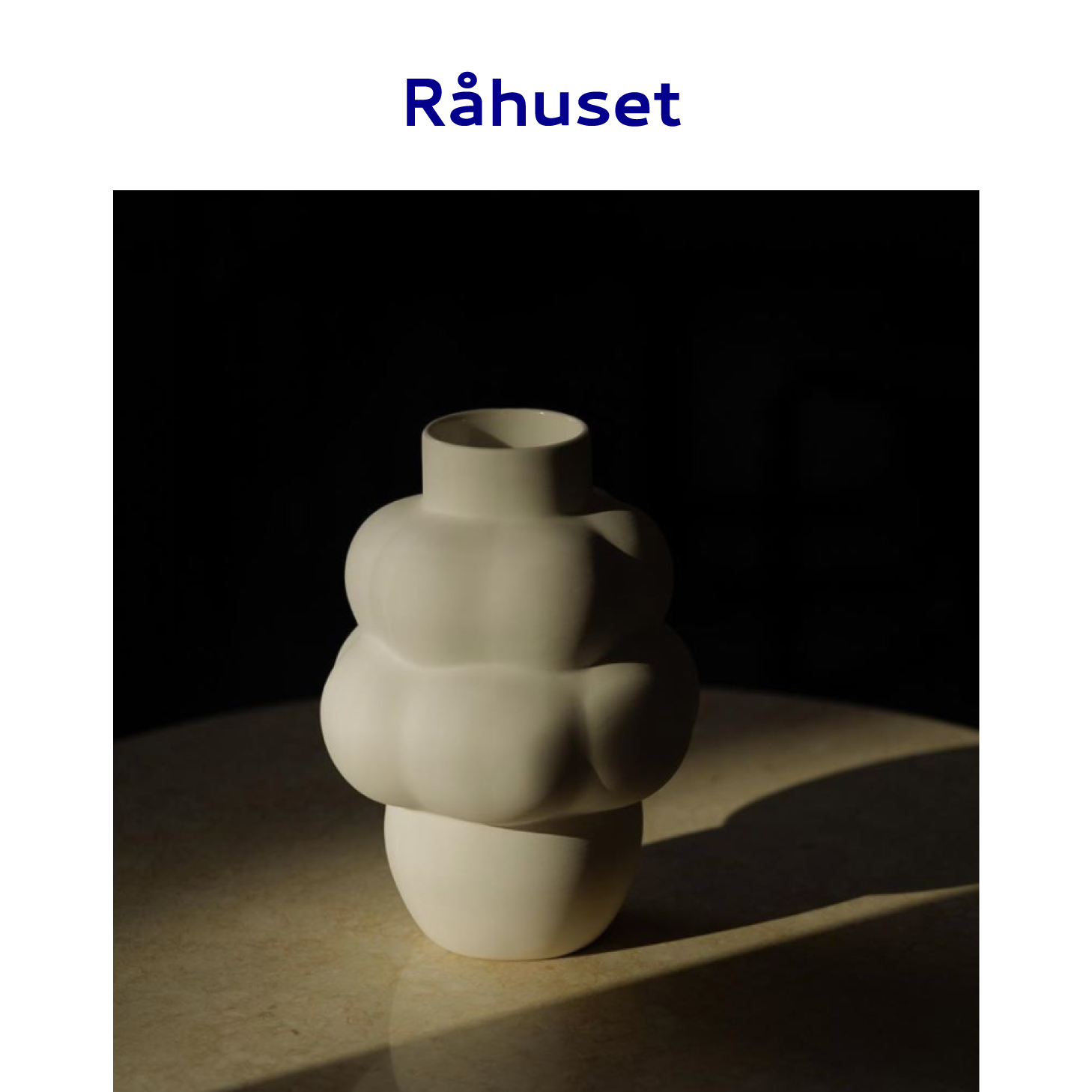 Rahuset) in the first of the louiseroe vase Balloon4 handmade ceramic glass Nordic ornament authorization