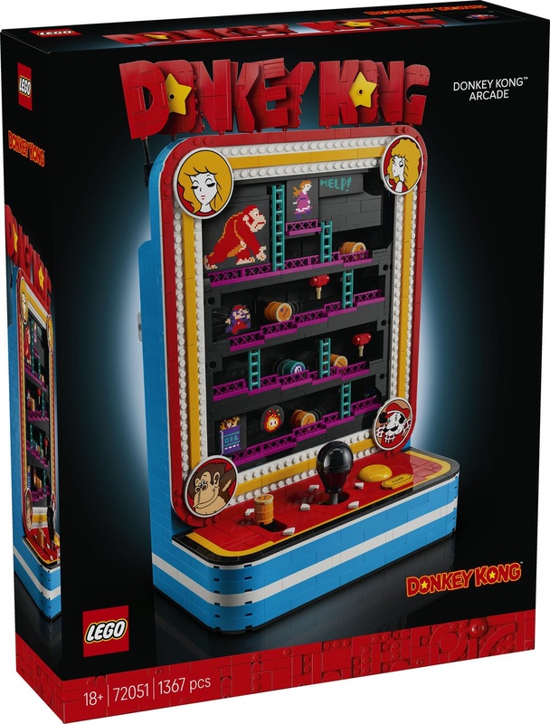 Lego 72051 Nintendo Donkey Kong Airport Game Console Educational Building Toy Gift for Boys and Girls