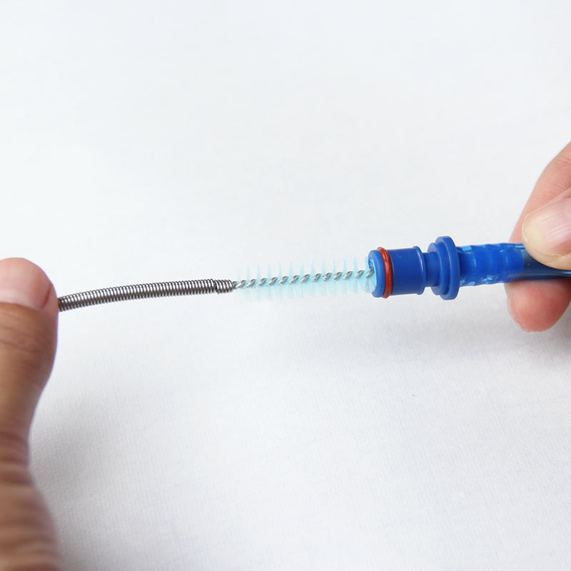 Brush outdoor water bag water pipe cleaning brush v cleaning water pipe equipment drinking water bag cleaning work model 1 meter long