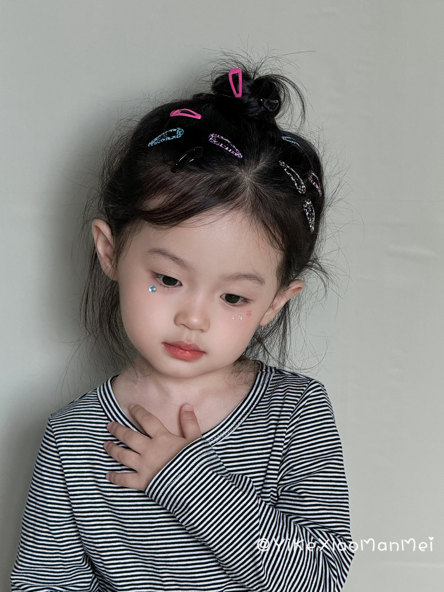 迷你小号豹纹头饰宝宝发夹儿童刘海侧边夹子女童bb夹女孩发卡发饰 — 9