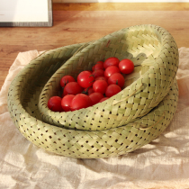 Bamboo dustpan Bamboo basket Household birds nest Bamboo products Farm hand-made fruit basket Snack basket Steamed bun basket