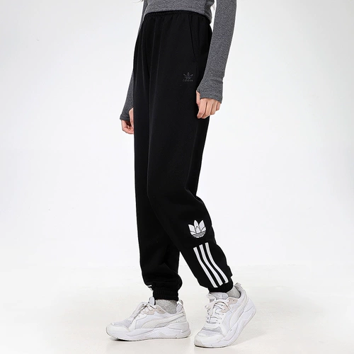 Adidas, весенние штаны, спортивные повседневные брюки для отдыха, тренд сезона, оверсайз