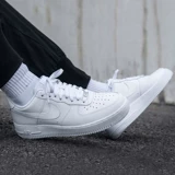 Nike, Nike Air Force 1, обувь, классические белые кроссовки