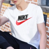 Nike, футболка, летний дышащий спортивный костюм, рубашка, короткий рукав, для бега, круглый воротник