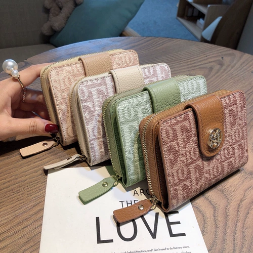 Бумажник, сумка через плечо, элитный изысканный короткий вместительный и большой картхолдер