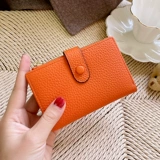 Кожаный бумажник, картхолдер, небольшая дизайнерская сумка через плечо, из натуральной кожи, 2022, в корейском стиле