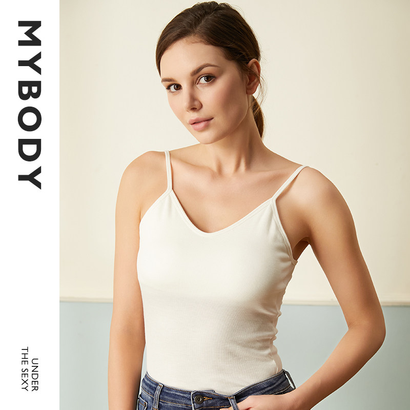 MYBODY harness female autumn winter 334G elastic underwear blouses undershirt wearing tight body beauty outside lap vest