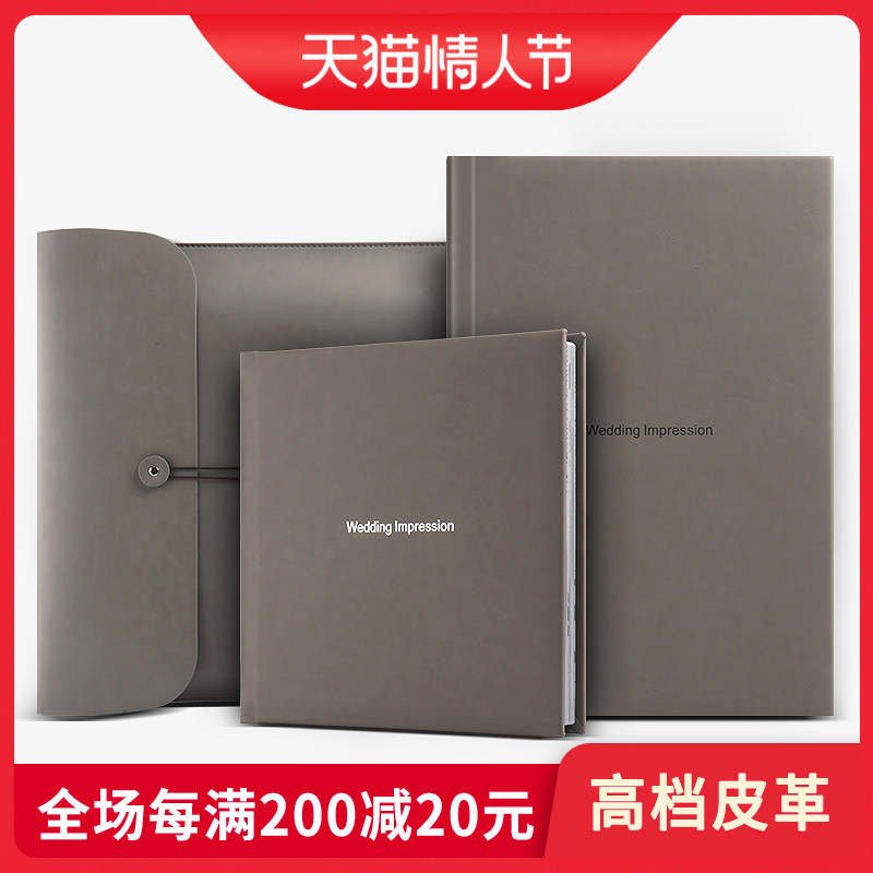 High-end photo studio wedding photo wash made into photo album book customization to map custom printed into a book wedding photo production
