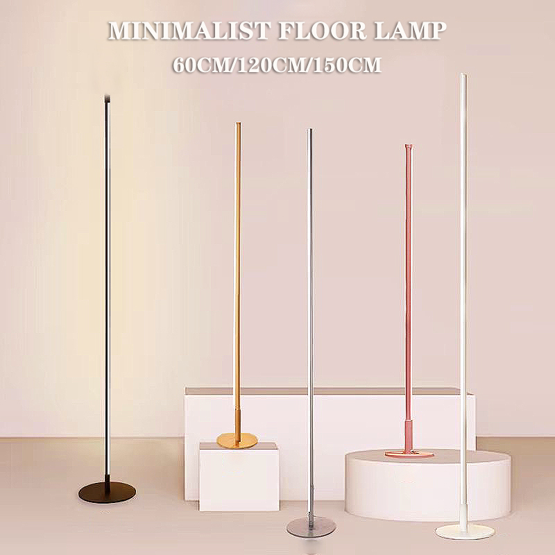 Italian Minimalist Style Floor Lamp for Bedroom and Living Room, High-End Simple Semi-Luminous Standing Lamp, Led High-End Decorative Lamp