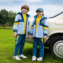 Three-in-one Removable Primary School Uniform for Childrens Strip Clothes for Winter and Fall College Winter Clothing