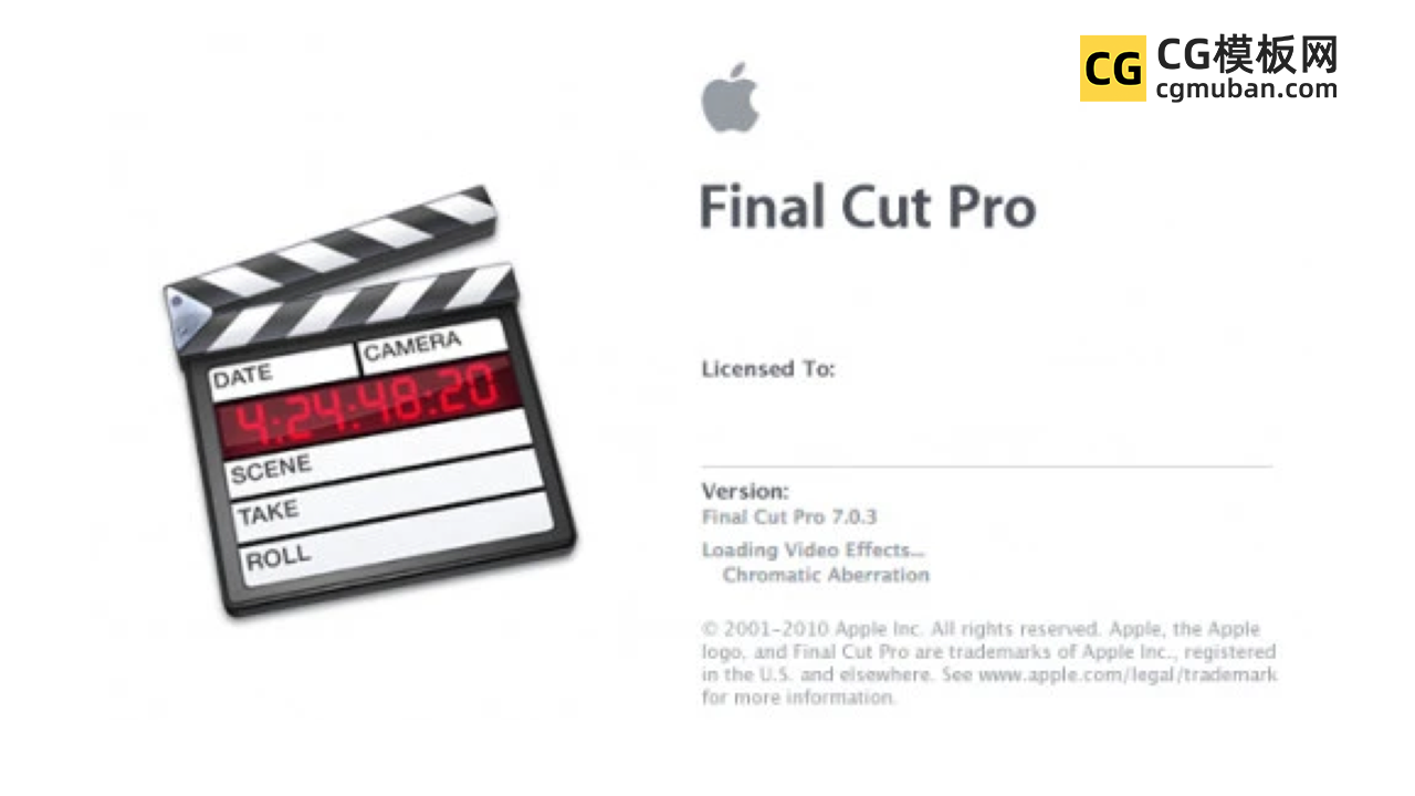 MAC苹果视频剪辑软件 Final Cut Pro 7.0.3中英文破解版免费下载预览图