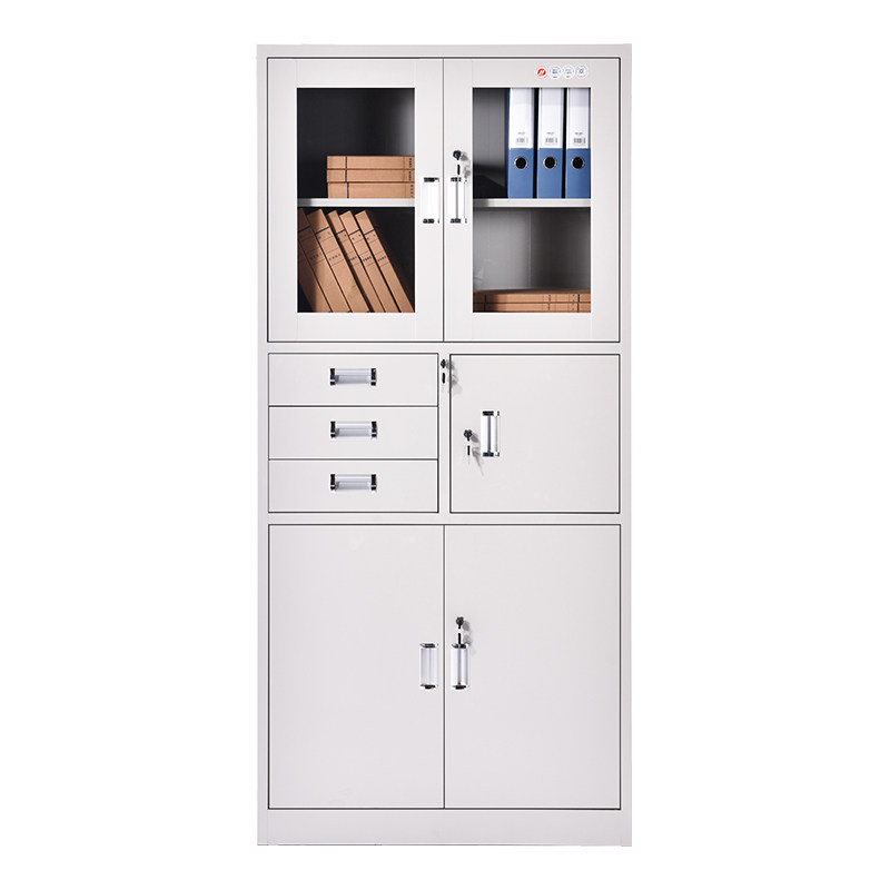 Cabinet filing cabinet with coded lock cabinet, office biased three-bucket with coffer information cabinet file cabinet storage cabinet