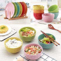 Different colors of pepper stylish ceramic tableware household noodle bowl large rice bowl porridge dishes
