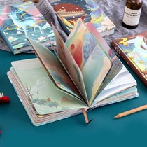 Exquisite and beautiful page retro Chinese style ledger creative small fresh Xiangyuan handbook record high