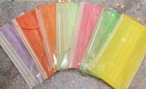 Colorful colorful Madikang disposable rainbow color mask three-layer protective summer breathable meltblown cloth