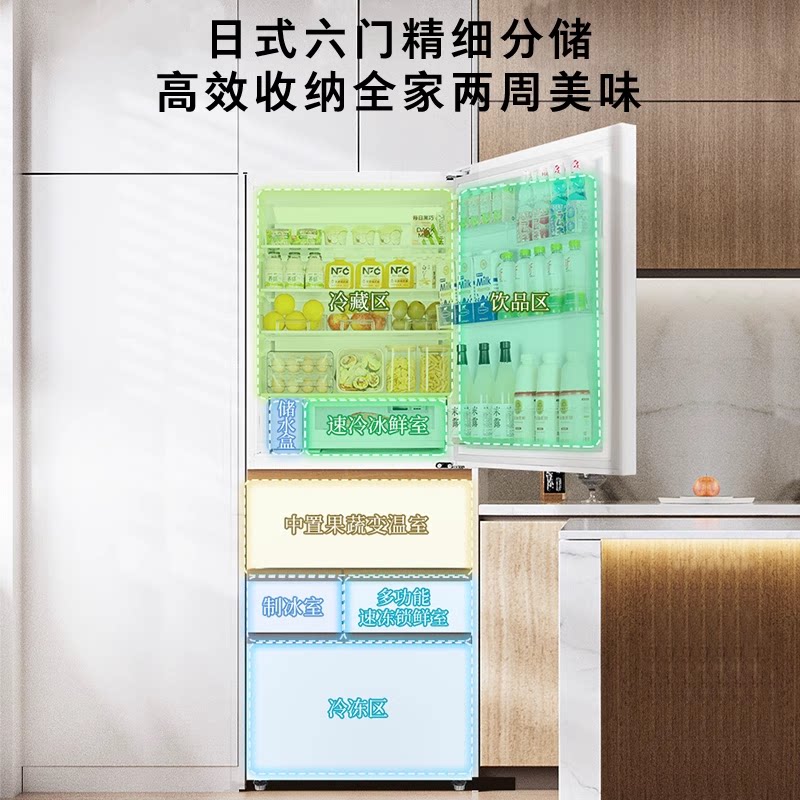 东芝GR-RM487WI-PG1B3冰箱图片