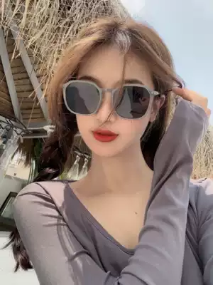 Xiaohong book net red with polarized sun glasses female summer anti-UV myopia sunglasses female face thin advanced sense