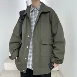 Японская джинсовая универсальная ретро куртка для отдыха, осенняя, свободный крой, в корейском стиле