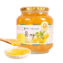 South Koreas Jeonnam honey grapefruit tea 1kg can fruit tea grapefruit sauce autumn and winter healthy brewed drinks hot drinks