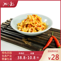 (Xiangdu)Spicy radish strips 500g Hunan farm homemade appetizers
