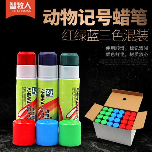 Большие мелки, кисть, маркер, три цвета, 24 шт