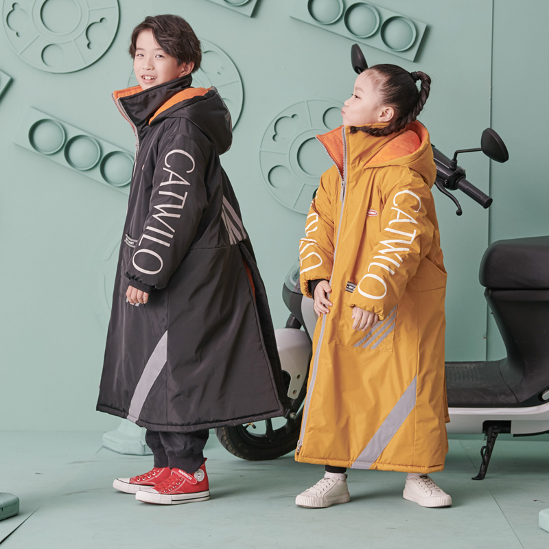 Electric car Children's wind shield by winter gush thickened backseat Parent-child Electric Car Waterproof Anti-Chill Clothing Windproof Hood