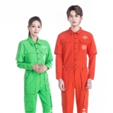 Комбинезон, оранжевая униформа медсестры, делается под заказ, с печатью вашего логотипа