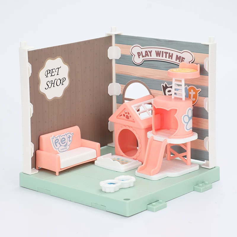 Игрушка, подставка, конструктор, минифигура, семейный домик кукольного doll house, Jasmine