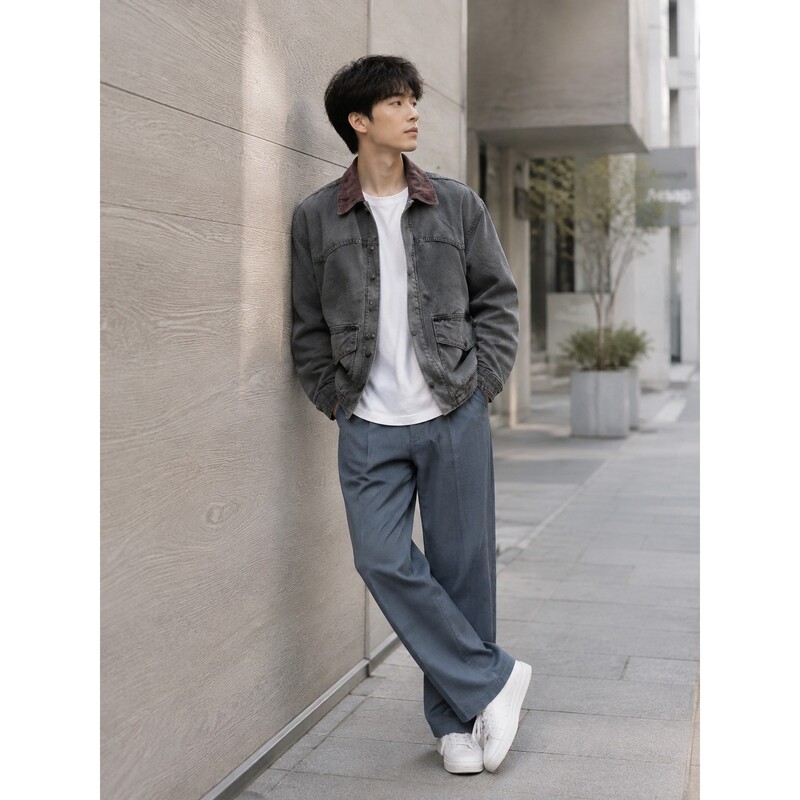 Levi's Autumn Men's Retro Lapel Work Jacket 007so-0001
