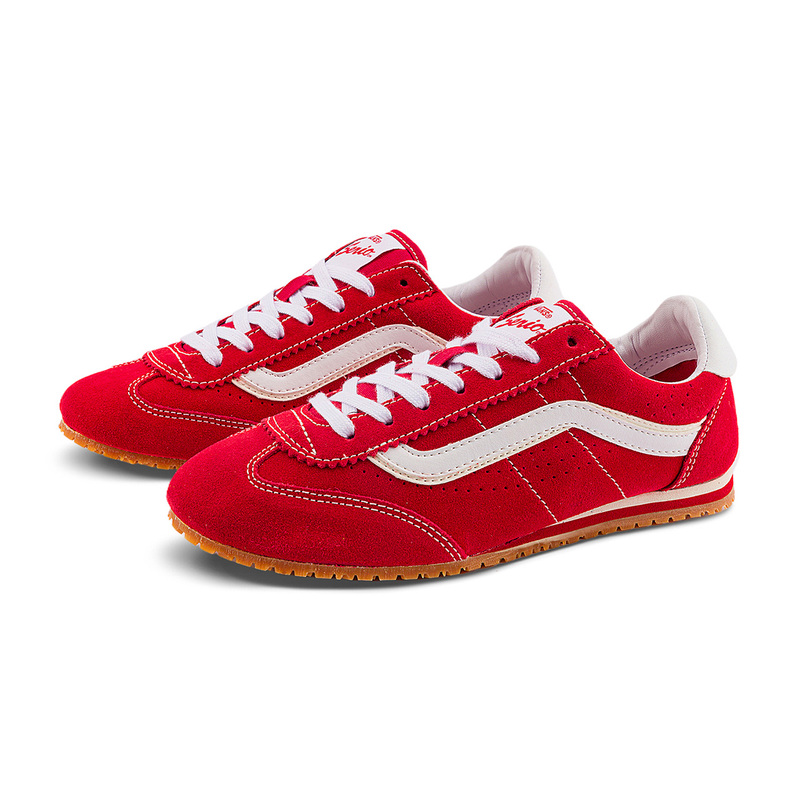 Vans Super Lowpro Red Retro Sneakers Men's and Women's Sneakers Vn000D83Izq