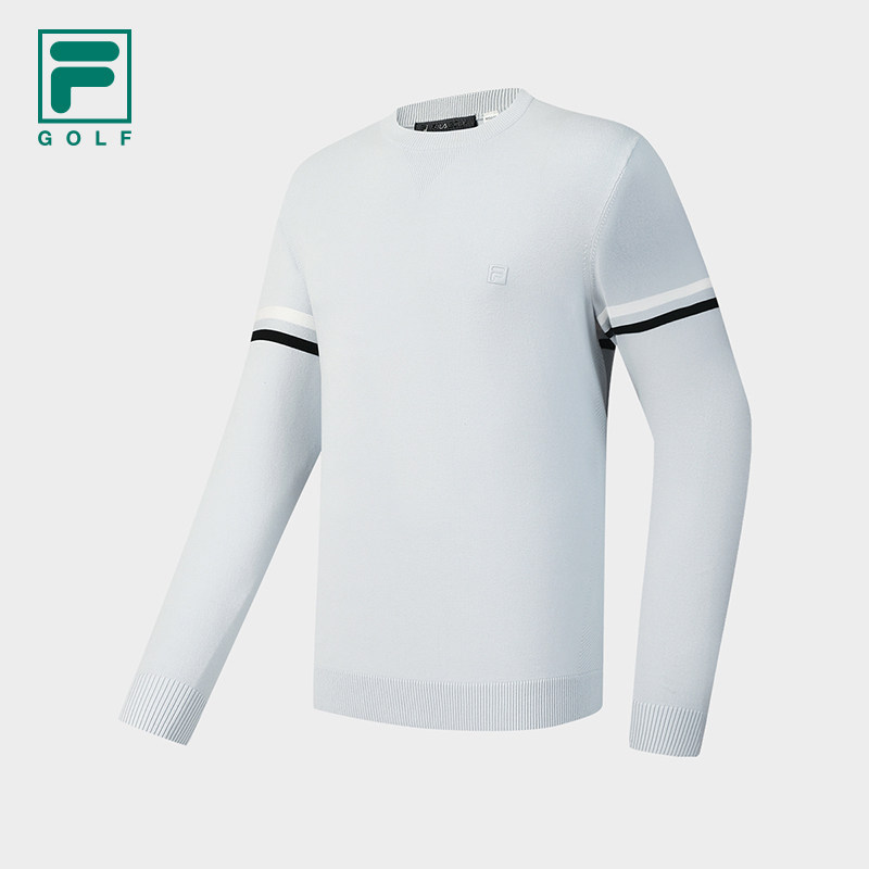 Fila Official Men's Knitted Sweater 2026 Spring New Style Simple Basic Pullover Sweater A11M615403F
