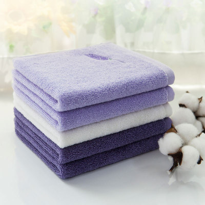 韩国进口薰衣草香薰纯棉吸水方巾五条装