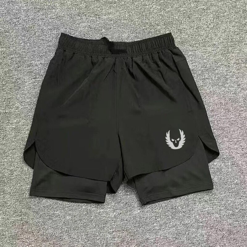 Oregon Quick-Dry Pants Fitness Volan Sports Shorts Track and Field Training Running Two-In-One Anti-Exposure Shorts