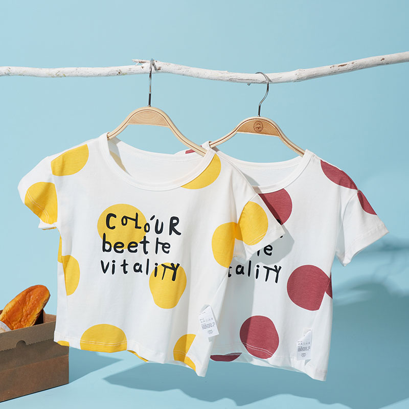 可拉比特童装男女童短袖T恤