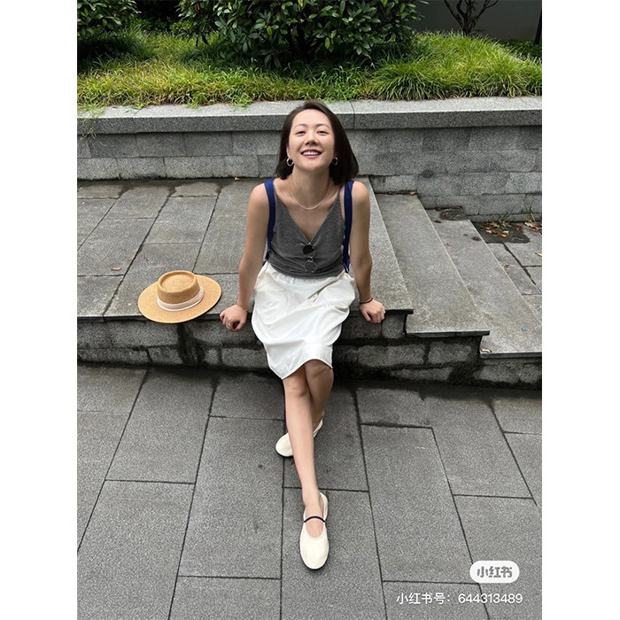 时尚芭蕾鞋 liz | 补货国现 the row 经典款elastic 一字带羊皮芭蕾鞋奶奶鞋