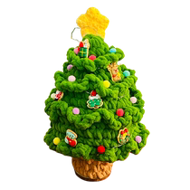 Christmas gift bag Christmas Eve gift handwoven plush Christmas tree decorations creative gifts for girls