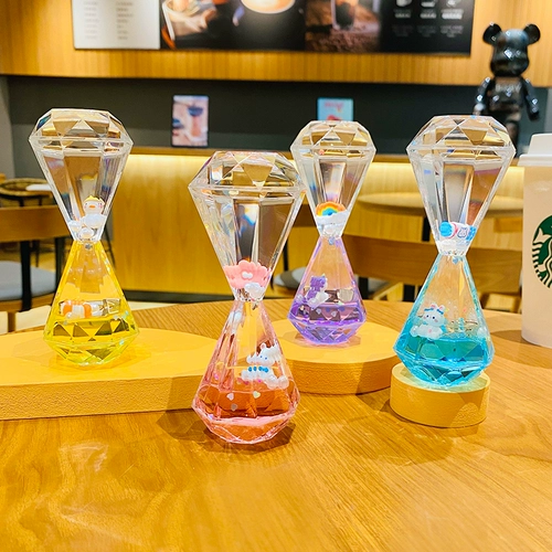 Креативный кролик, настольное брендовое украшение для офиса, песочные часы, антистресс