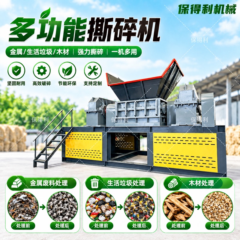 Car Bumper Shredder Baodeli Refrigerator Crushing and Disassembly Equipment Fishing Net Machine Head Material Crusher Car Bumper Shredder Baodeli Refrigerator Crushing and Disassembly Equipment Fishing Net Machine Head Material Crusher