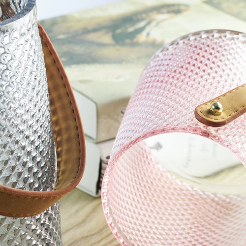 Северная легкая роскошная европейская цветочная бутылка мягкие причудливые цветы, сушеные цветы, бутылочные цветочные контейнеры качающийся ремень, ручка стеклянная бутылка пасторально