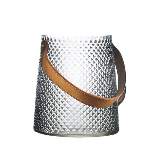 Северная легкая роскошная европейская цветочная бутылка мягкие причудливые цветы, сушеные цветы, бутылочные цветочные контейнеры качающийся ремень, ручка стеклянная бутылка пасторально