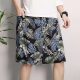 Men's five-point pants, cotton artificial cotton pants, beach pants, home furnishings, fat and large pajama pants, cool shorts pockets