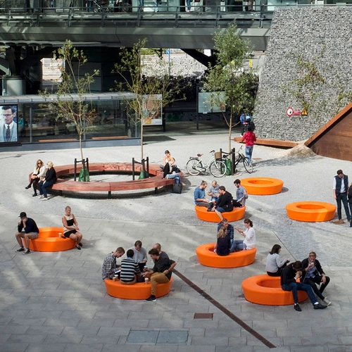 居语 Стеклянный детский дорожный пончик для отдыха, круглое кресло