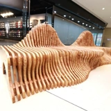 Hollow Seats Community Mall Casual Slip -Spike сидящий стул отель отель офис здание